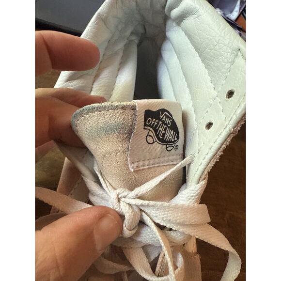 Vans Sk8-Hi Disney Mickey Minnie Mouse Pink Suede Sneakers Women’s 7.5 Rare - Picture 11 of 12